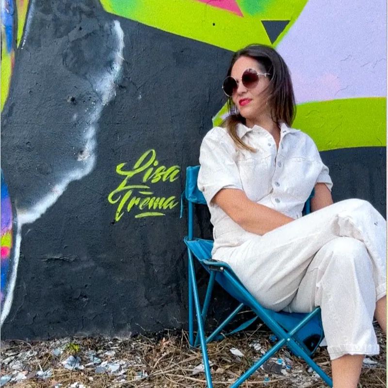 Lisa Trema, artiste peintre muraliste street art à La Réunion